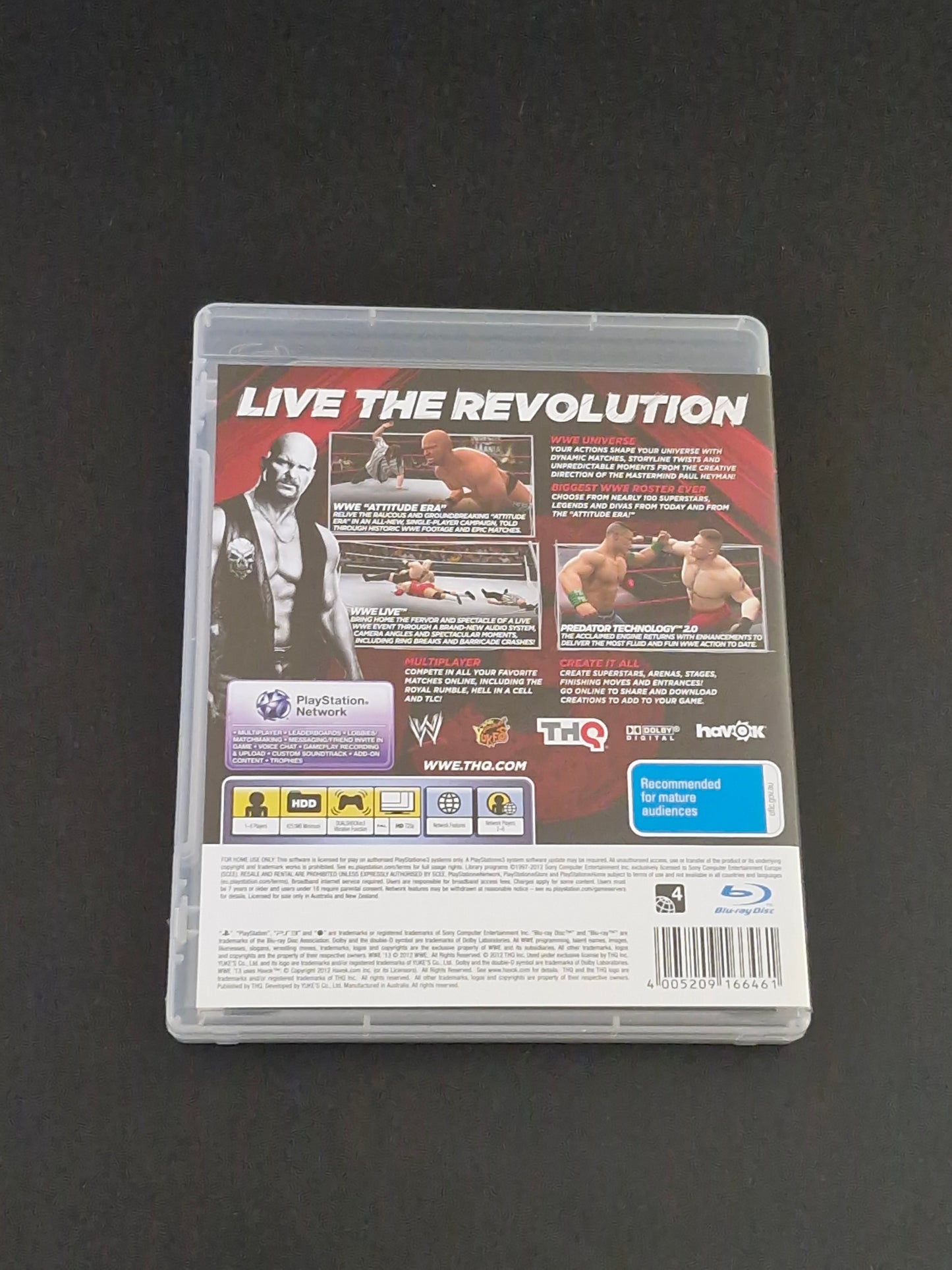 WWE 2K13 (PAL) - PlayStation 3 - Complete With Manual - Excellent Condition