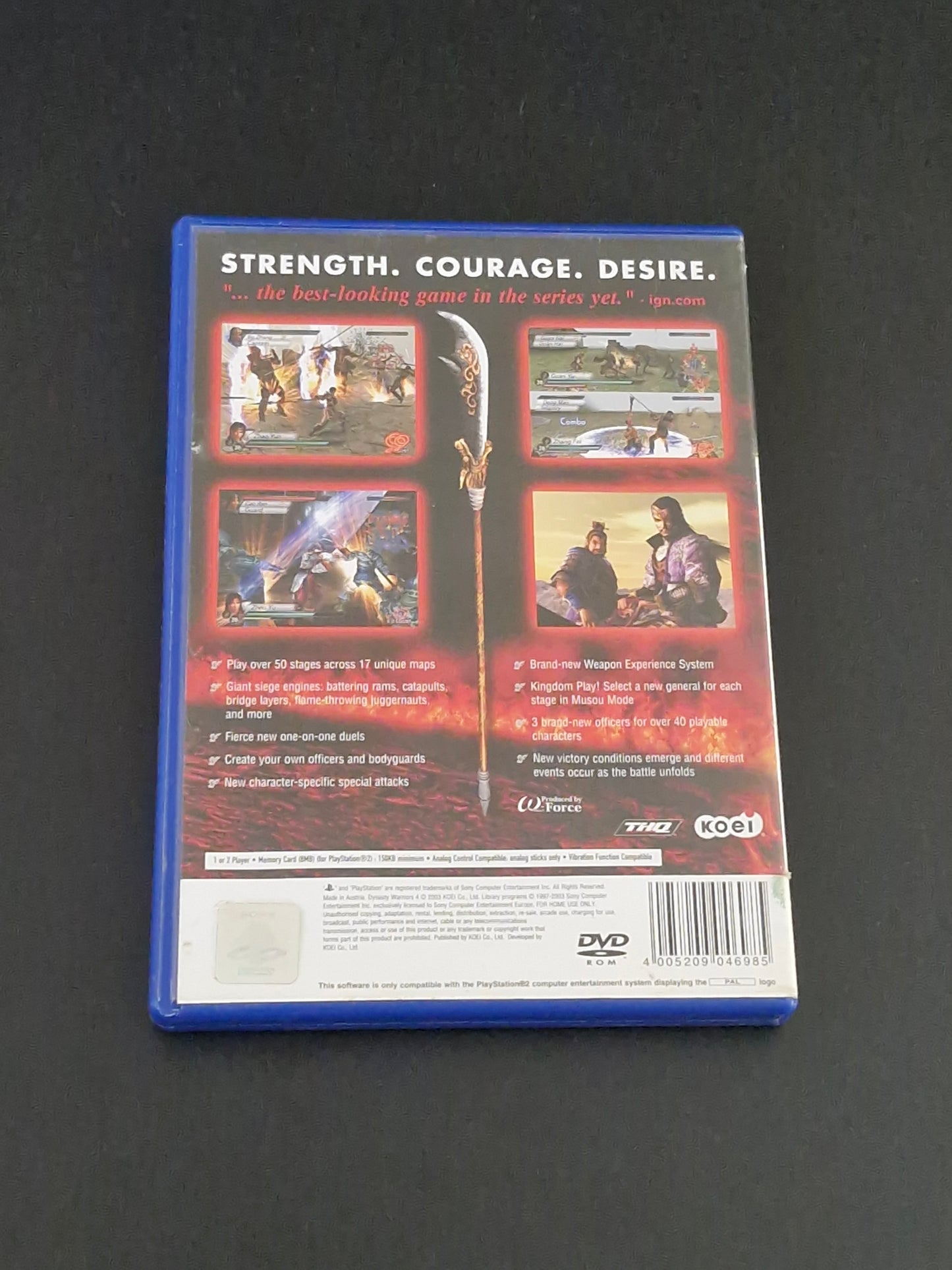 Dynasty Warriors 4 (PAL) - PlayStation 2 - No Manual