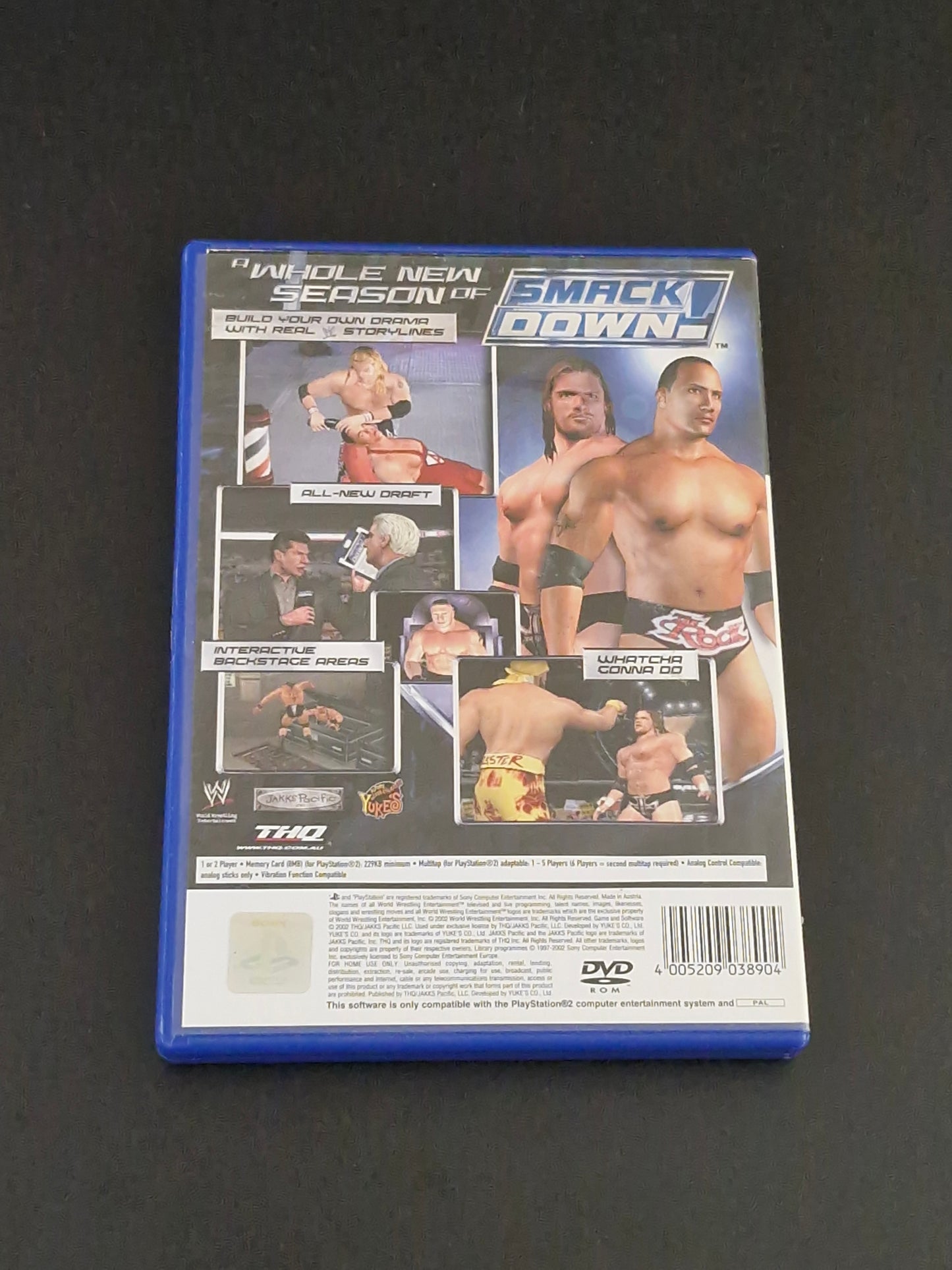 SmackDown! Shut Your Mouth (PAL) - PlayStation 2 - No Manual