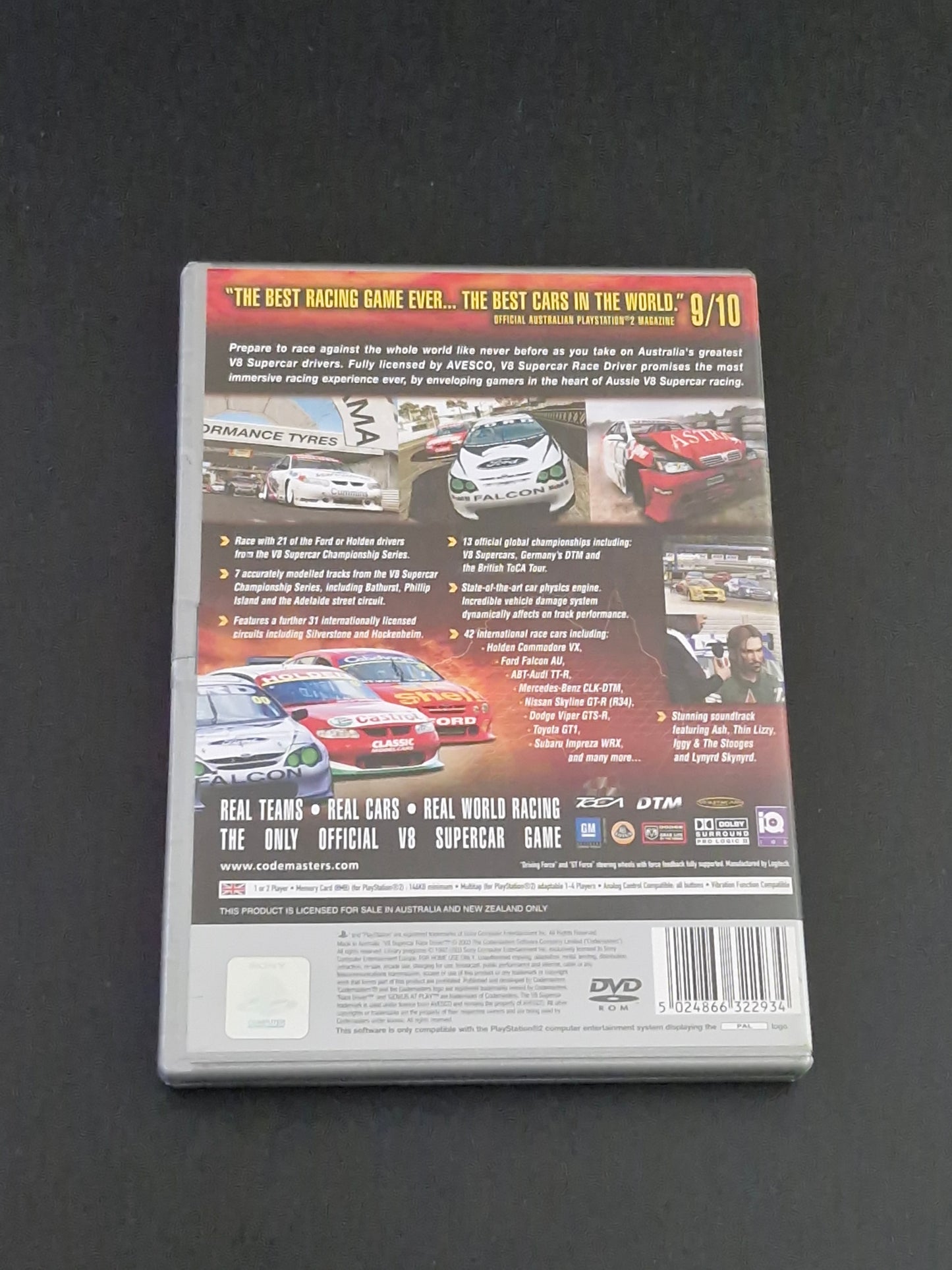 V8 Supercars: Race Driver (PAL) Platinum - PlayStation 2