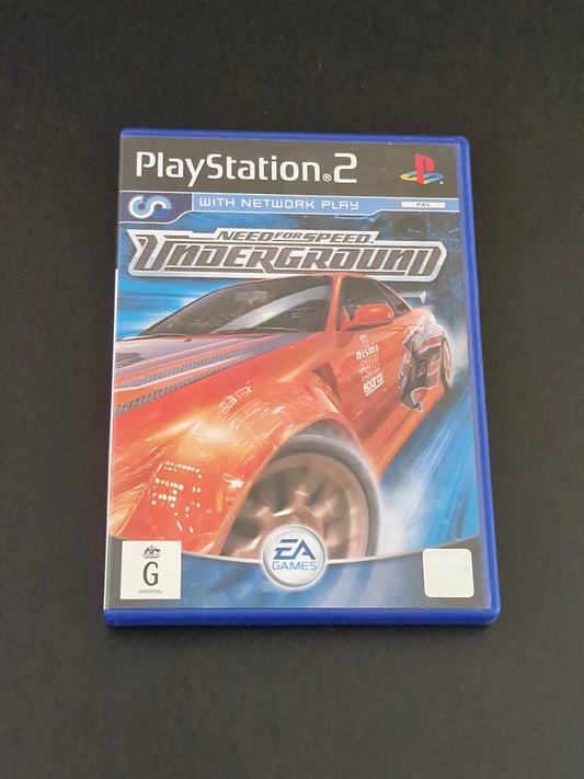 Need for Speed: Underground (PAL) - PlayStation 2 - No Manual