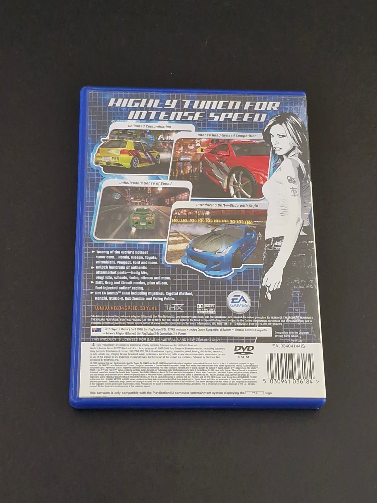 Need for Speed: Underground (PAL) - PlayStation 2 - No Manual
