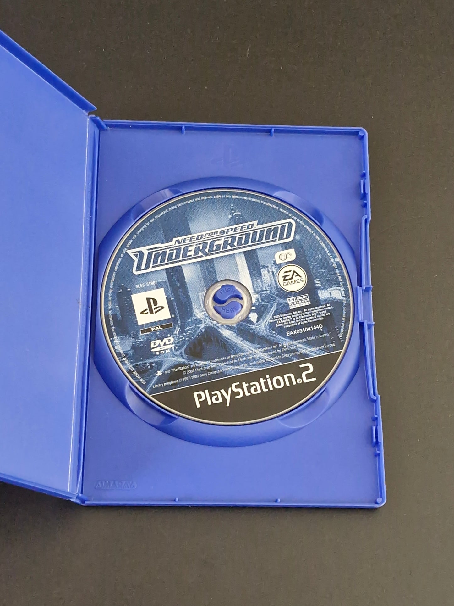 Need for Speed: Underground (PAL) - PlayStation 2 - No Manual
