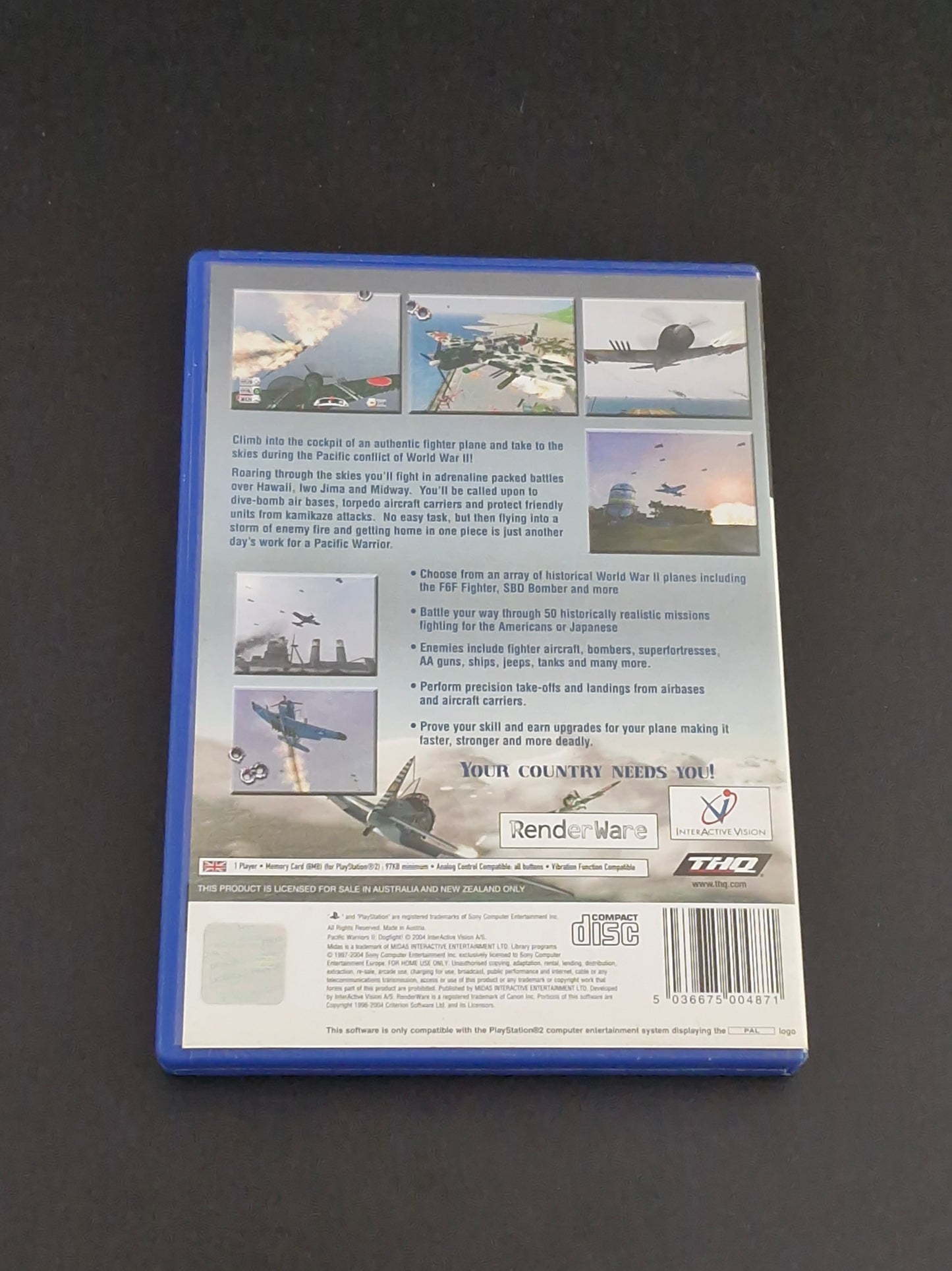 Pacific Warriors II (PAL) - PlayStation 2