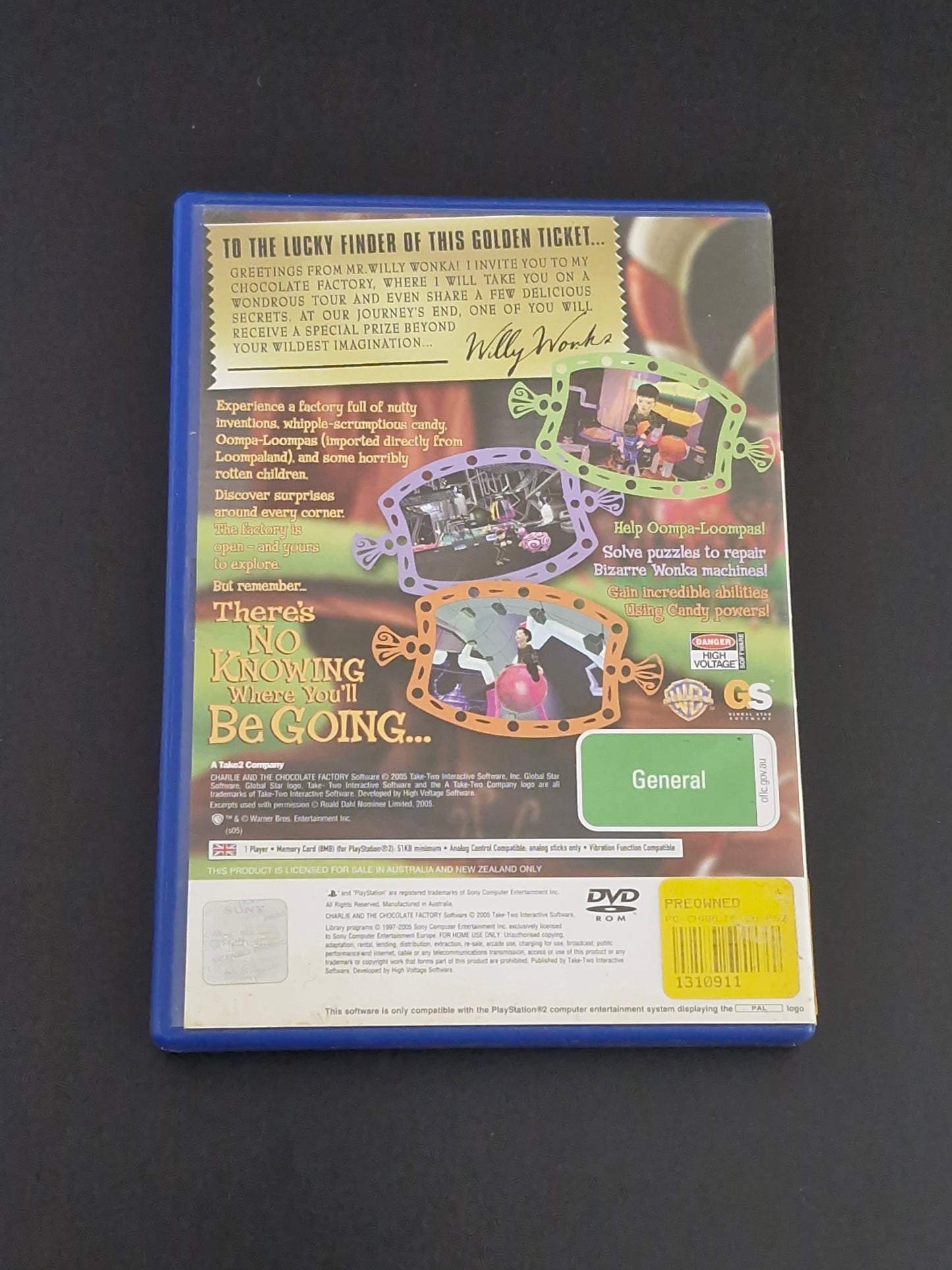 Charlie and the Chocolate Factory (PAL) - PlayStation 2