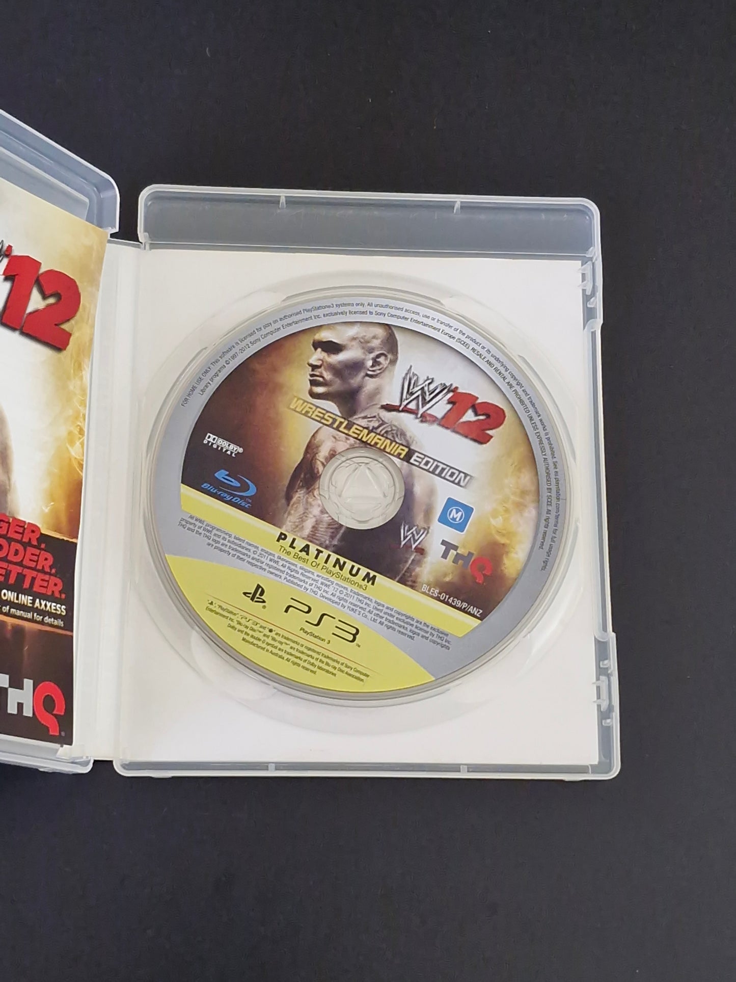 WWE ’12 WrestleMania Edition Platinum (PAL) - PlayStation 3