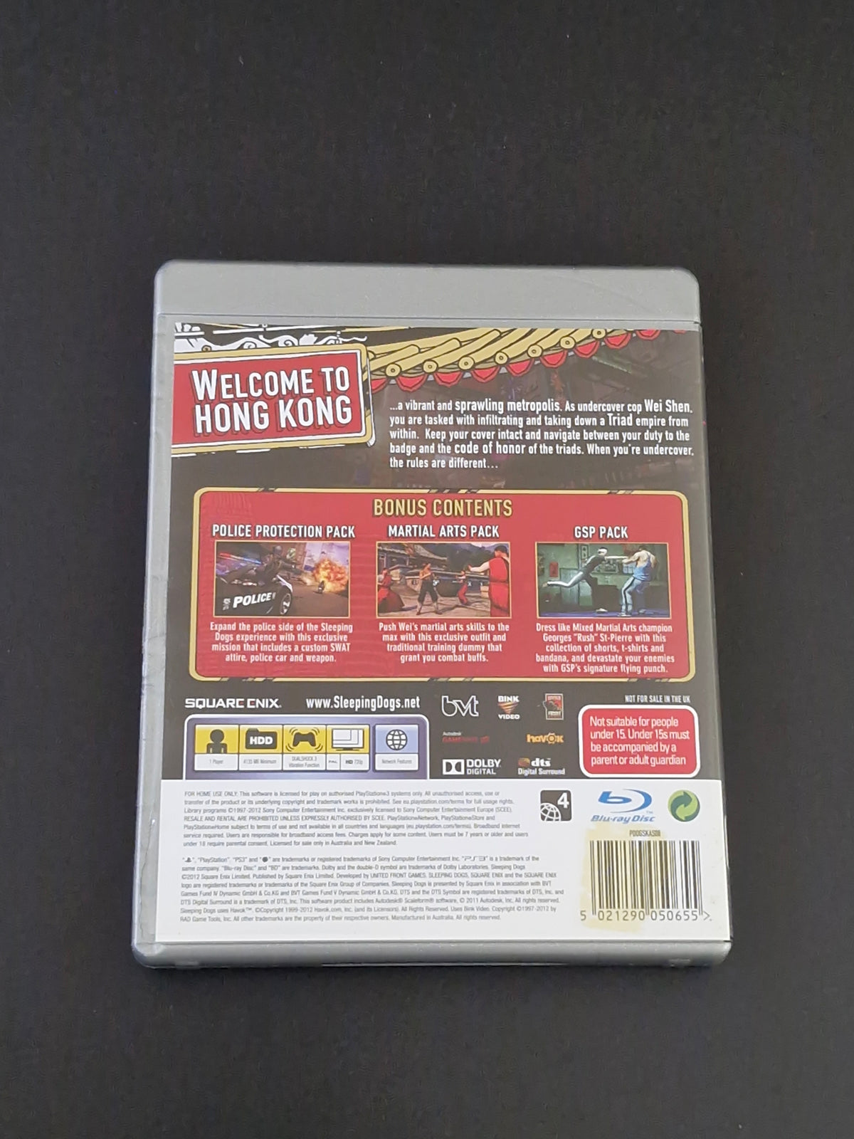 Sleeping Dogs ANZ Edition (PAL) - PlayStation 3