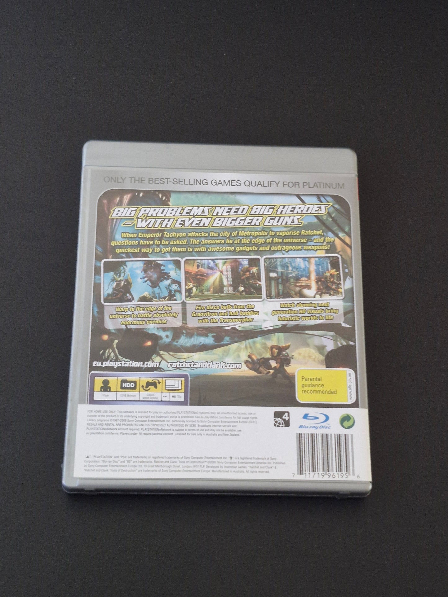 Ratchet &amp; Clank: Tools of Destruction Platinum (PAL) - PlayStation 3