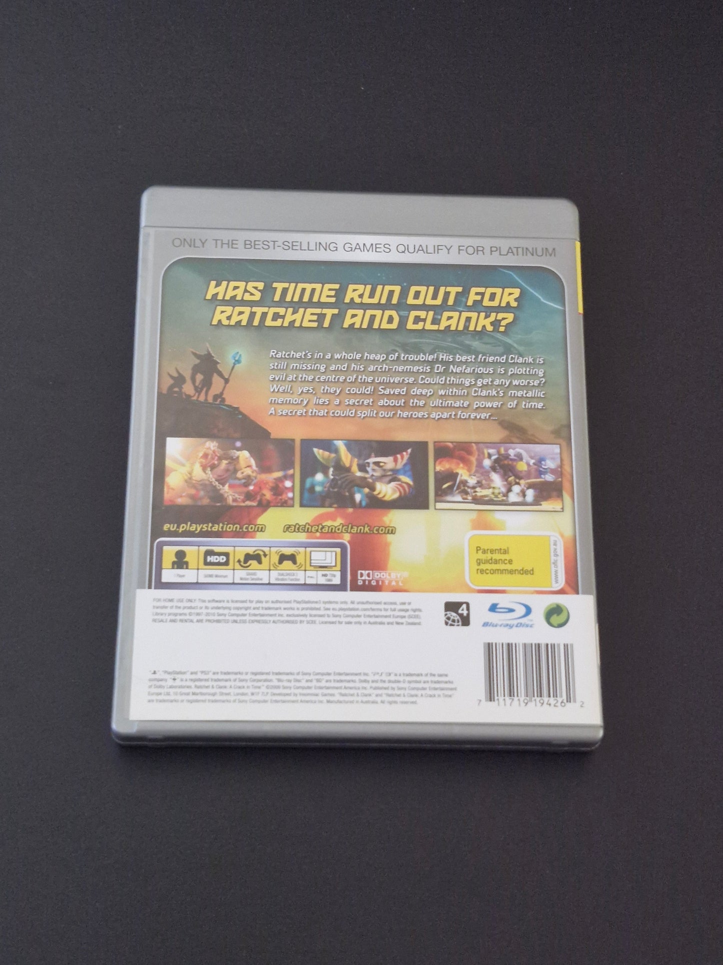 Ratchet &amp; Clank: A Crack in Time Platinum (PAL) - PlayStation 3