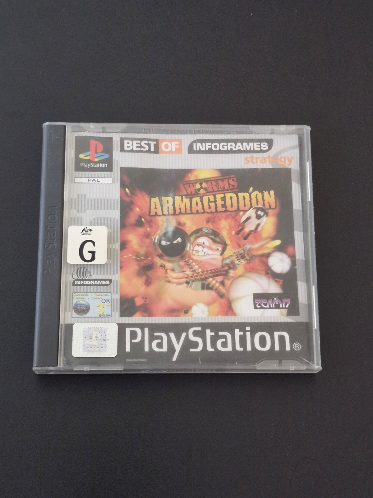 PlayStation 1 - Worms Armageddon - Best of Infogrames - PAL– Complete