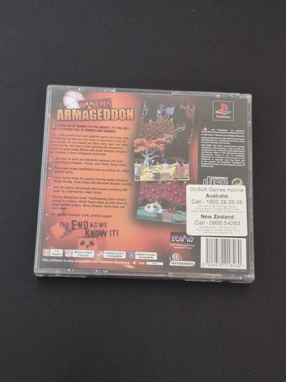 PlayStation 1 - Worms Armageddon - Best of Infogrames - PAL– Complete