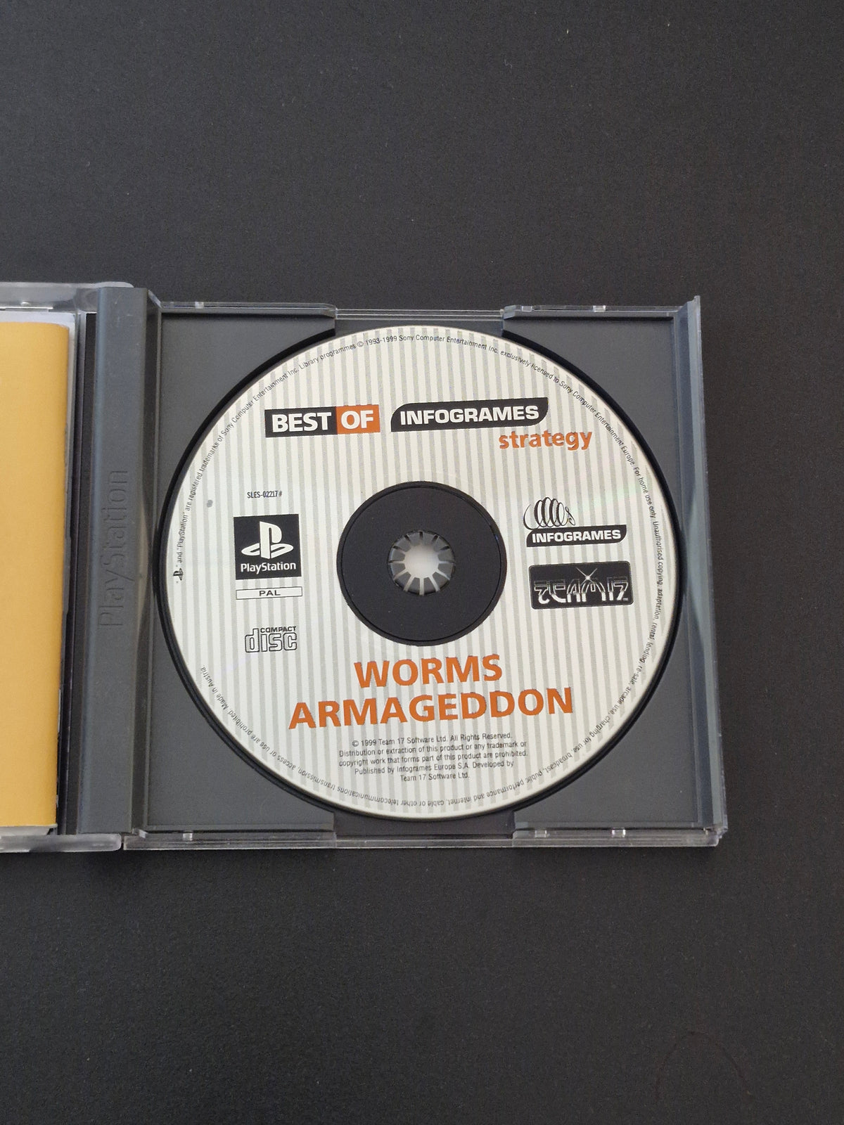PlayStation 1 - Worms Armageddon - Best of Infogrames - PAL– Complete