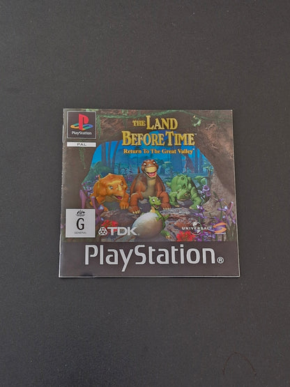 PlayStation 1 - The Land Before Time: Return to the Great Valley - PAL - Complete