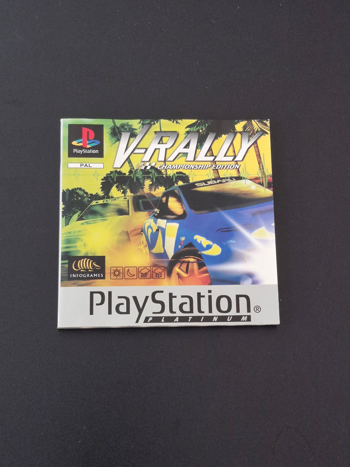 PlayStation 1 - V-Rally Championship Edition - PS1 PAL Platinum - Complete