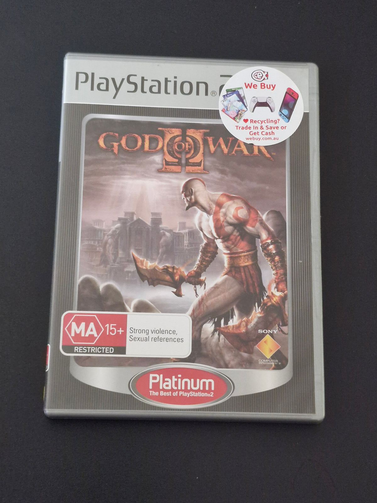 God of War II Platinum (PAL) - PlayStation 2