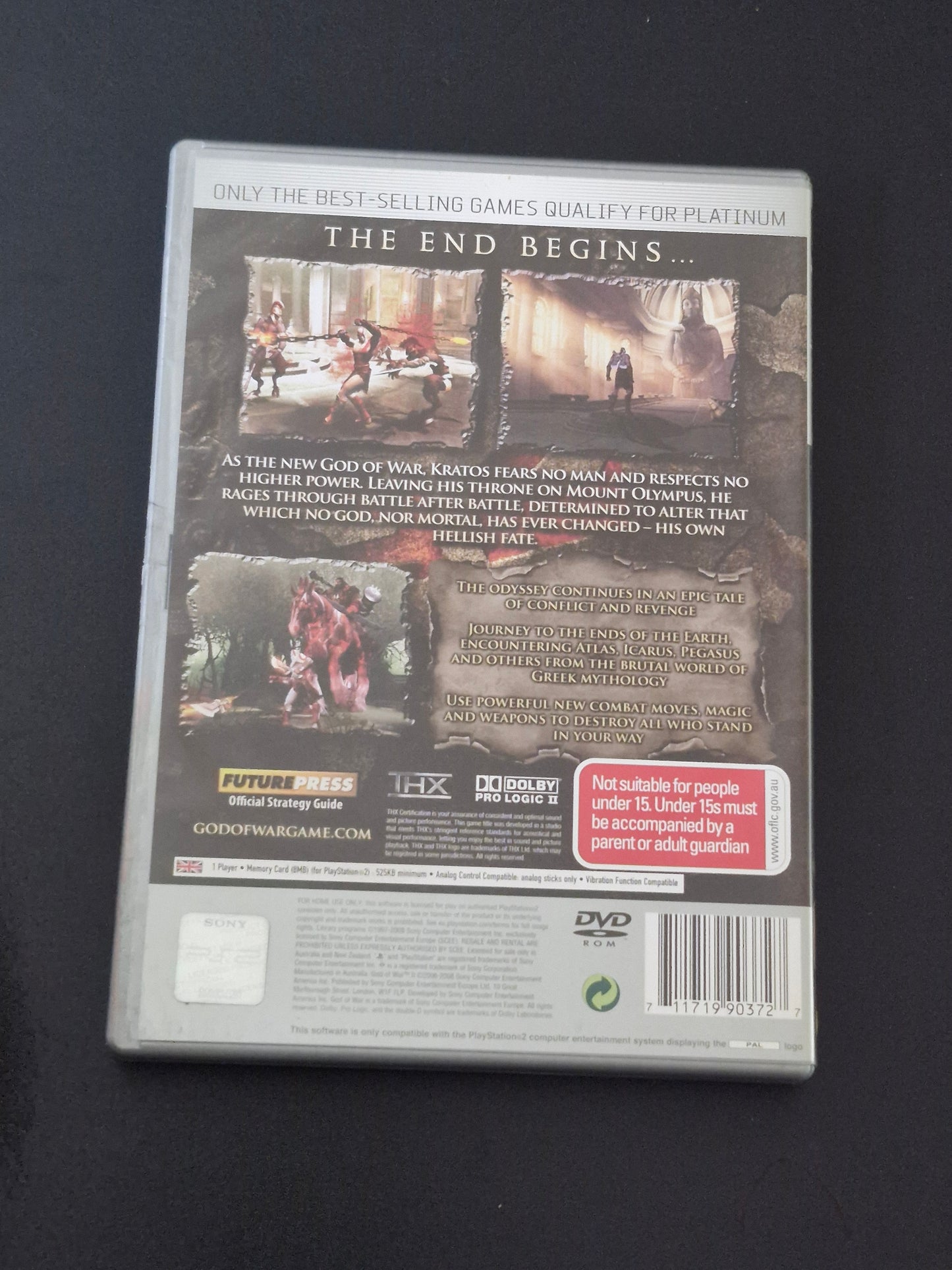 God of War II Platinum (PAL) - PlayStation 2