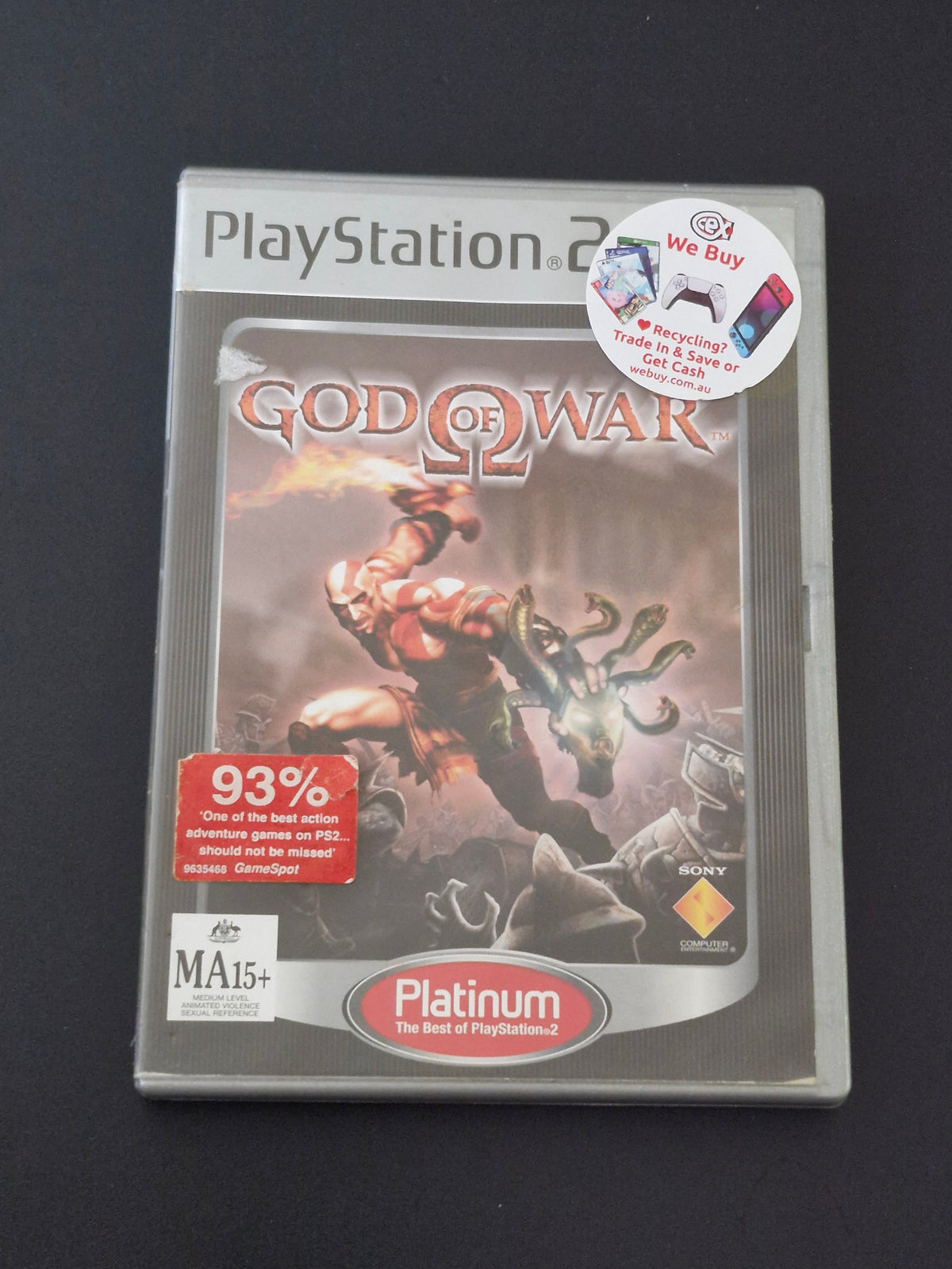 God of War Platinum (PAL) - PlayStation 2