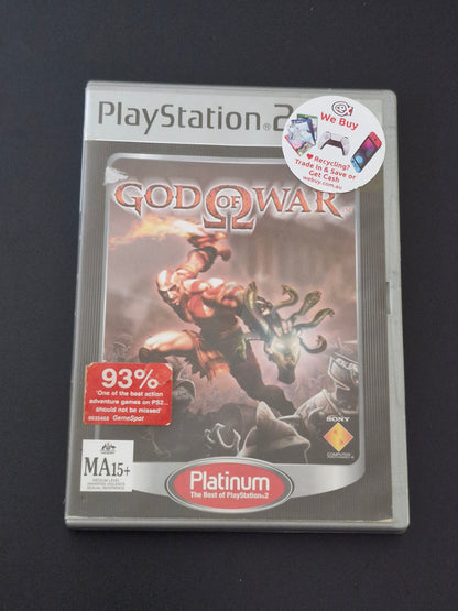 God of War Platinum (PAL) - PlayStation 2