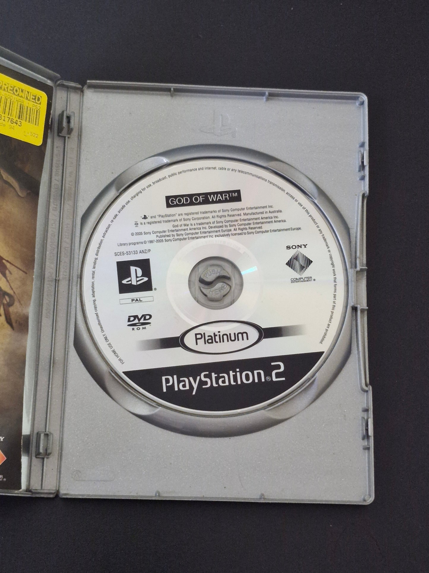God of War Platinum (PAL) - PlayStation 2