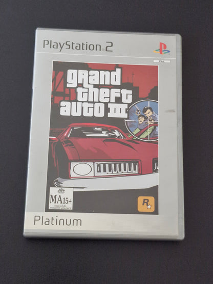 GTA III Platinum (PAL) - PlayStation 2
