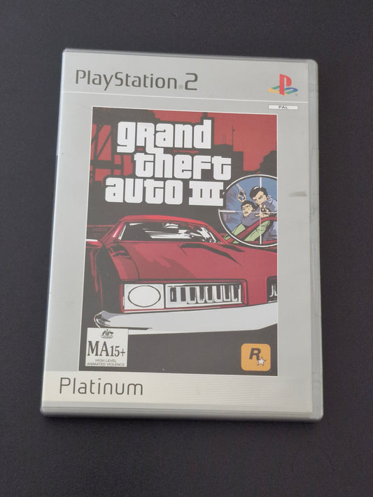 GTA III Platinum (PAL) - PlayStation 2