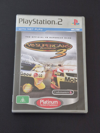 V8 Supercars 3 Platinum (PAL) - PlayStation 2