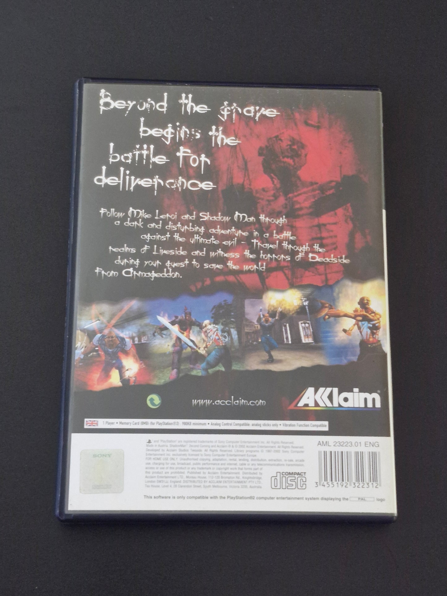 Shadow Man 2: Second Coming (PAL) - PlayStation 2