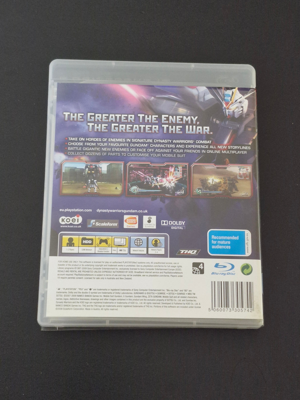 Dynasty Warriors: Gundam 2 (PAL) - PlayStation 3