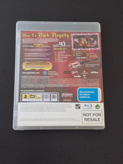Guitar Hero: Aerosmith (PAL) - PlayStation 3