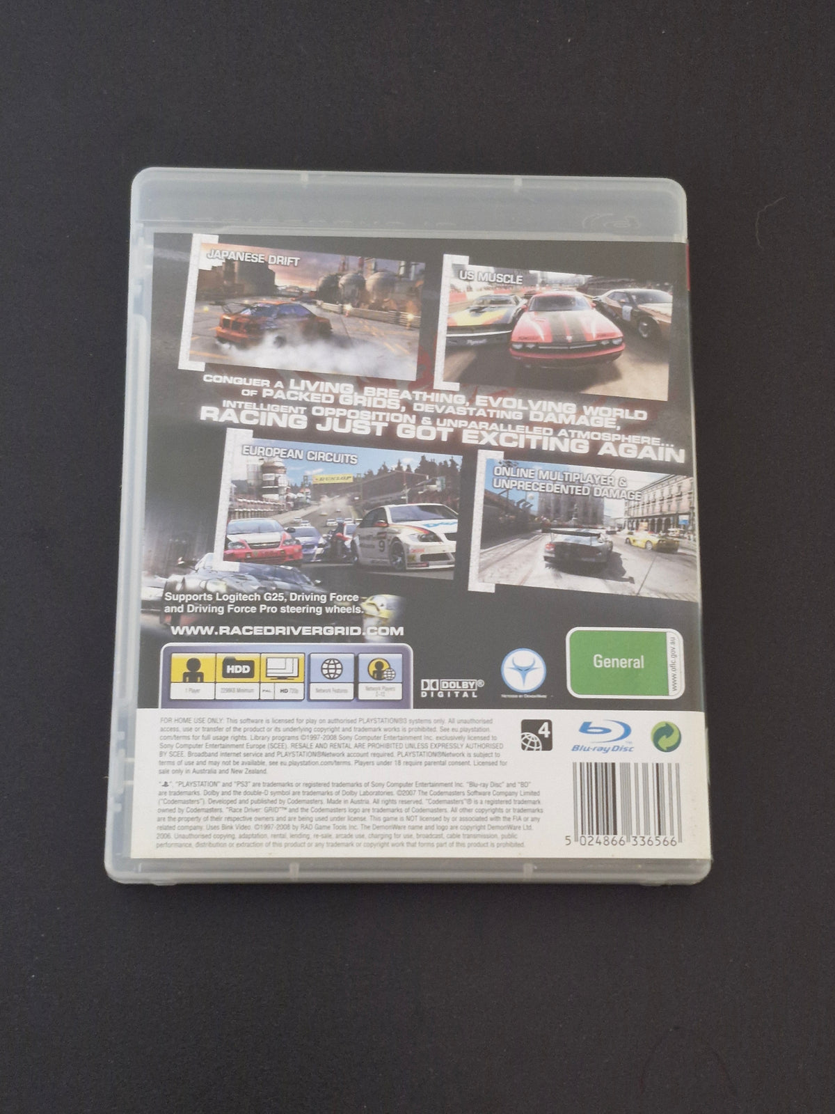 Race Driver: GRID (PAL) - PlayStation 3
