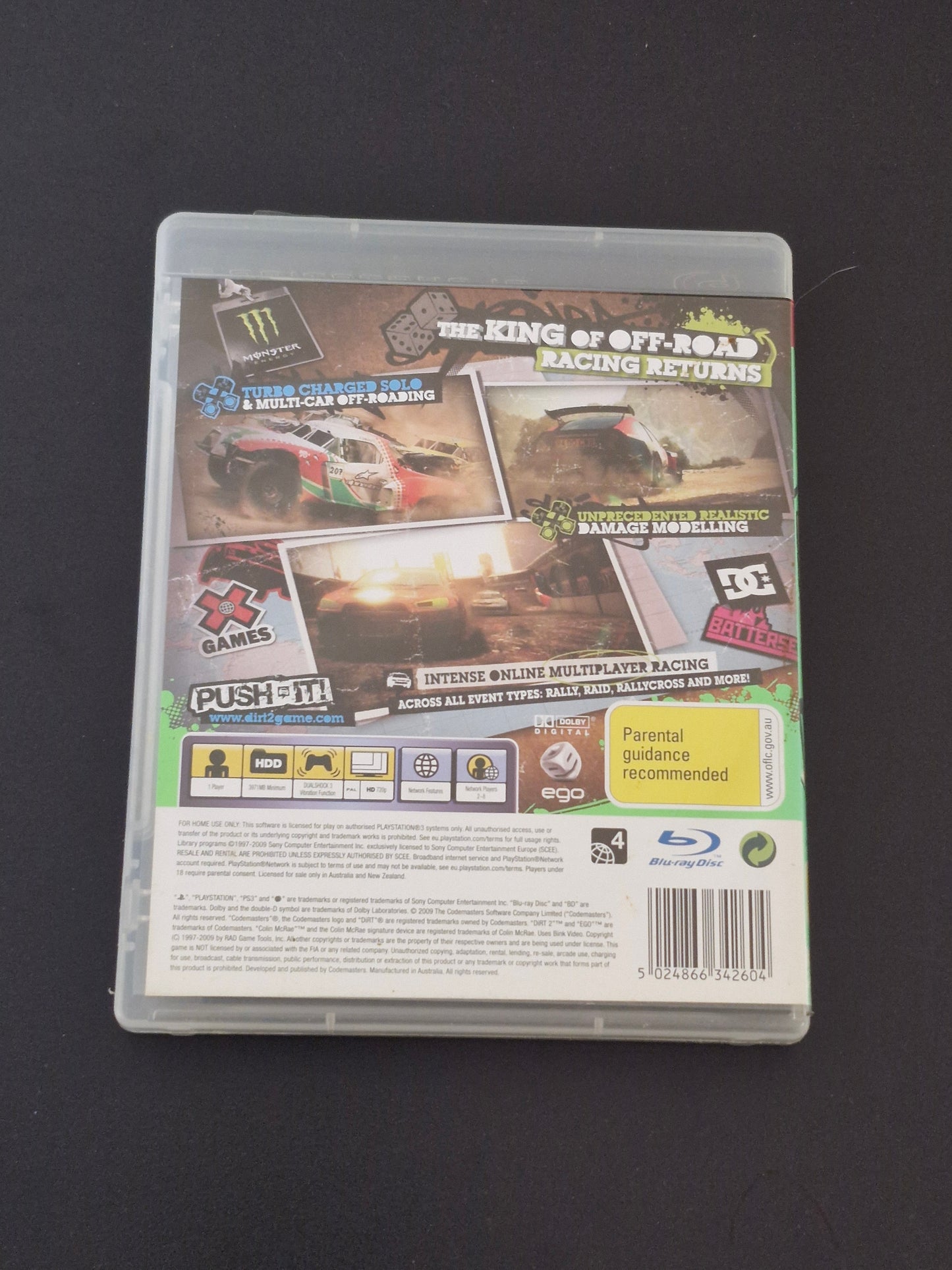 Colin McRae: DiRT 2 (PAL) - PlayStation 3