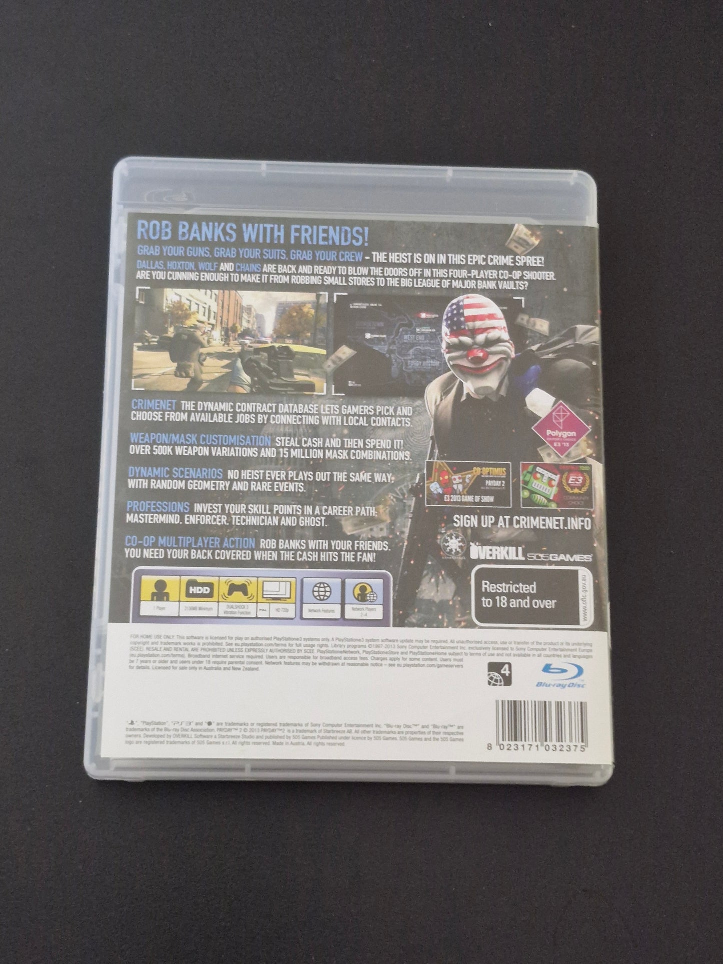 Payday 2 (PAL) - PlayStation 3