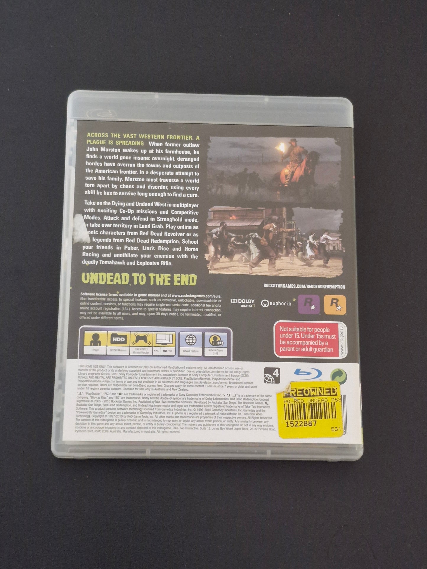 Red Dead Redemption: Undead Nightmare (PAL) - PlayStation 3