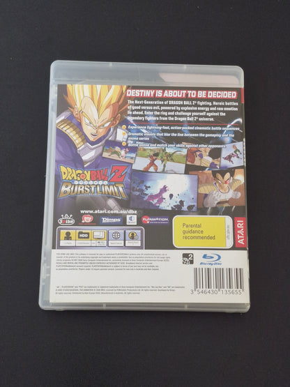 Dragon Ball Z: Burst Limit (PAL) - PlayStation 3
