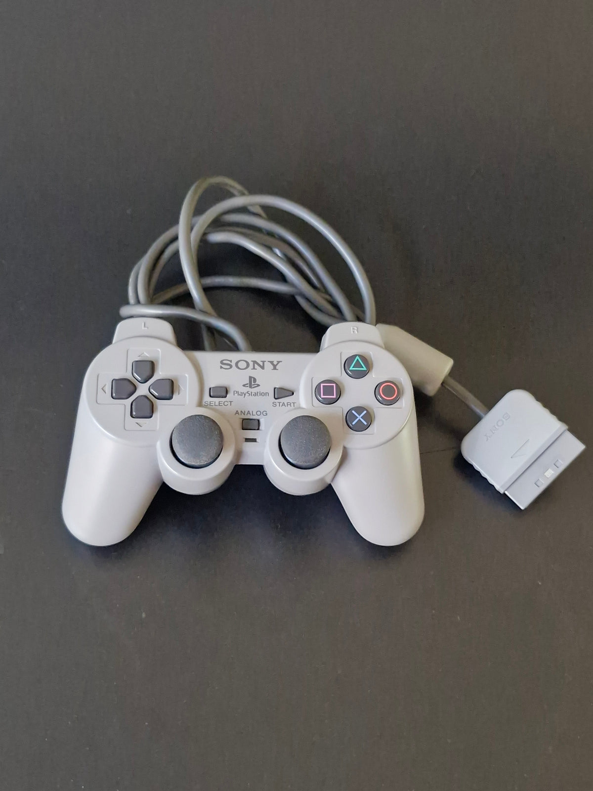 Sony PS1 DualShock Controller SCPH-1200 Grey | PS Collectables