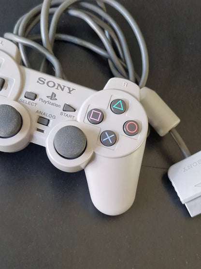 Sony PS1 DualShock Controller SCPH-1200 Grey | PS Collectables