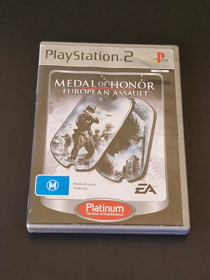 Medal of Honor: European Assault Platinum (PAL) - PlayStation 2