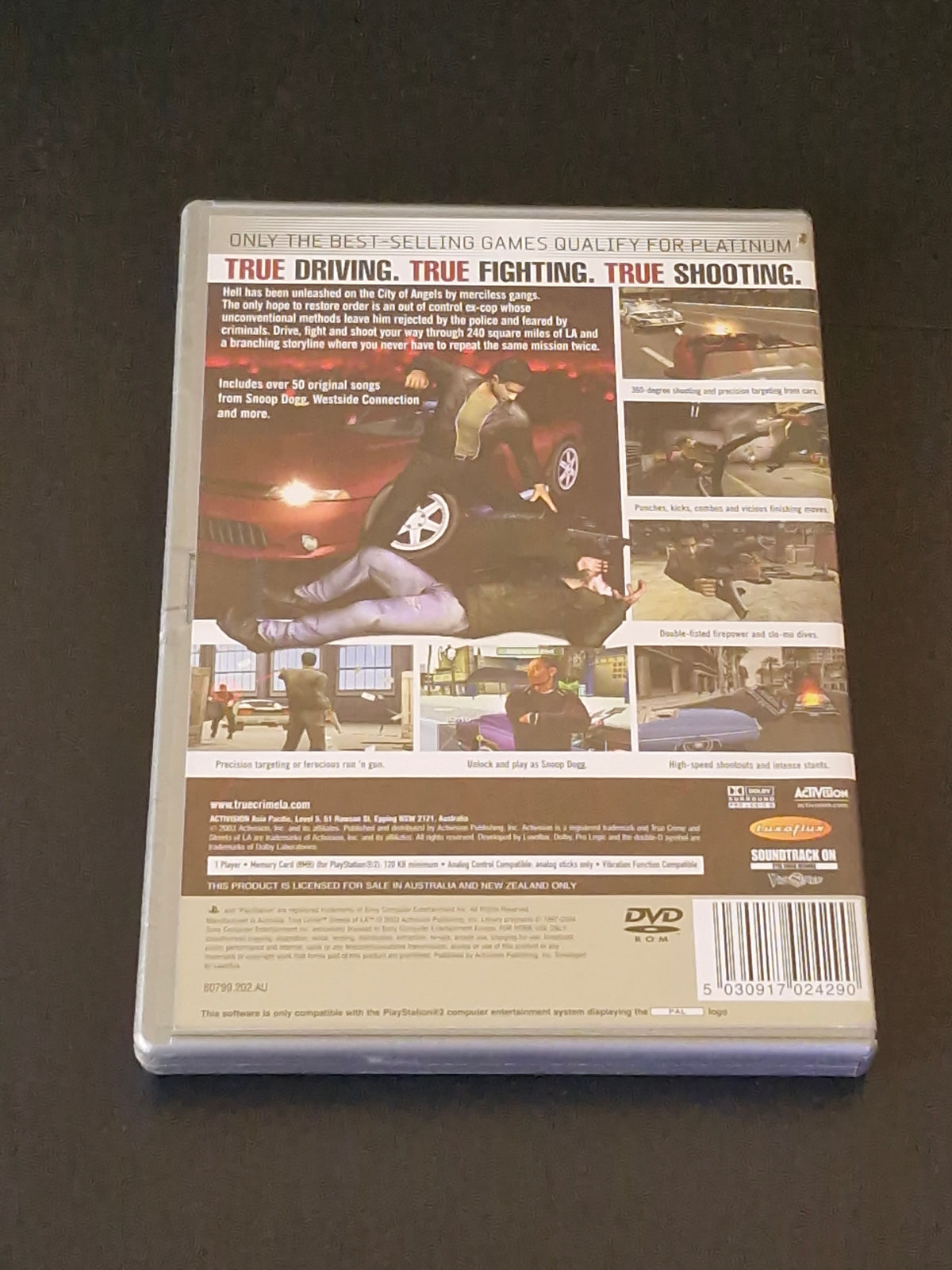 True Crime: Streets of LA Platinum (PAL) - PlayStation 2