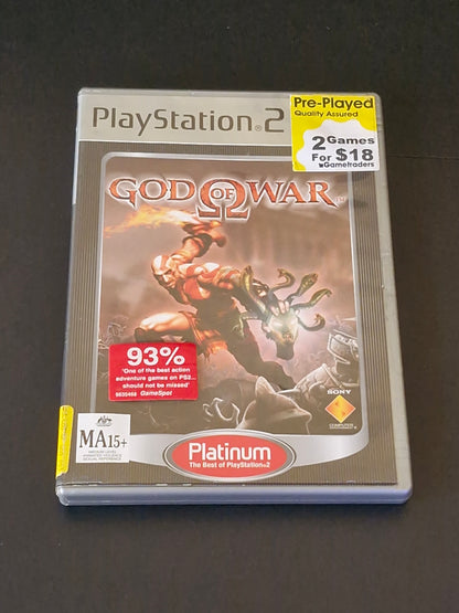God of War Platinum (PAL) - PlayStation 2