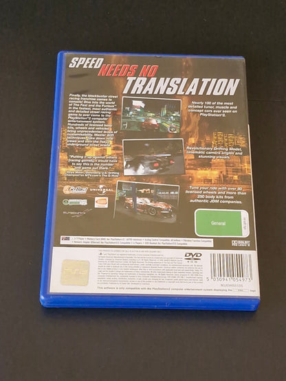 The Fast and the Furious (PAL) - PlayStation 2