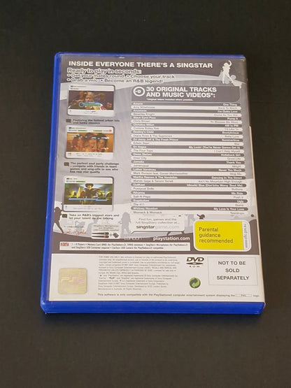 SingStar R&B (PAL) - PlayStation 2
